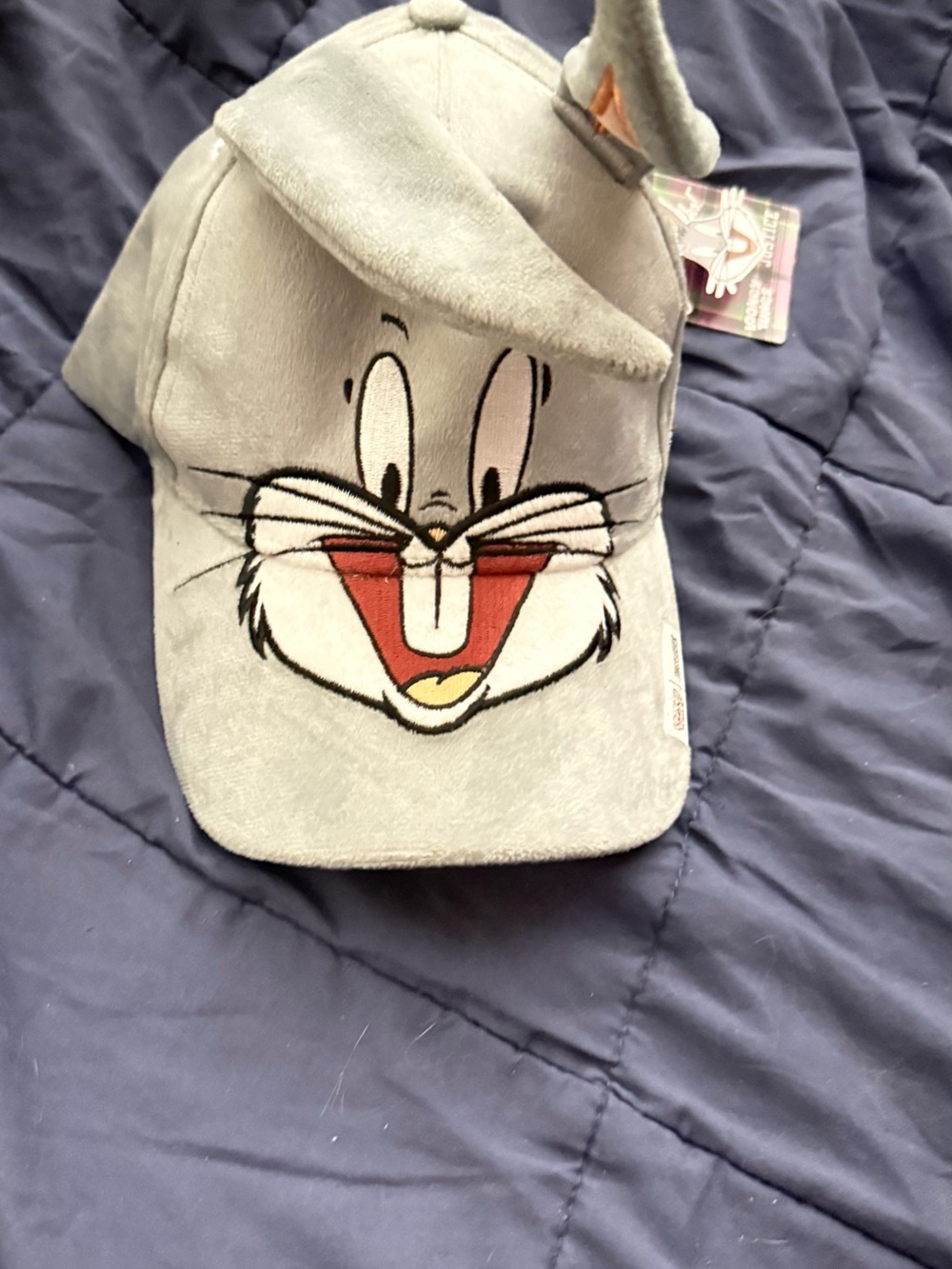 Gray Bugs Bunny Plush Baseball Cap - Warner Bros. Licensed